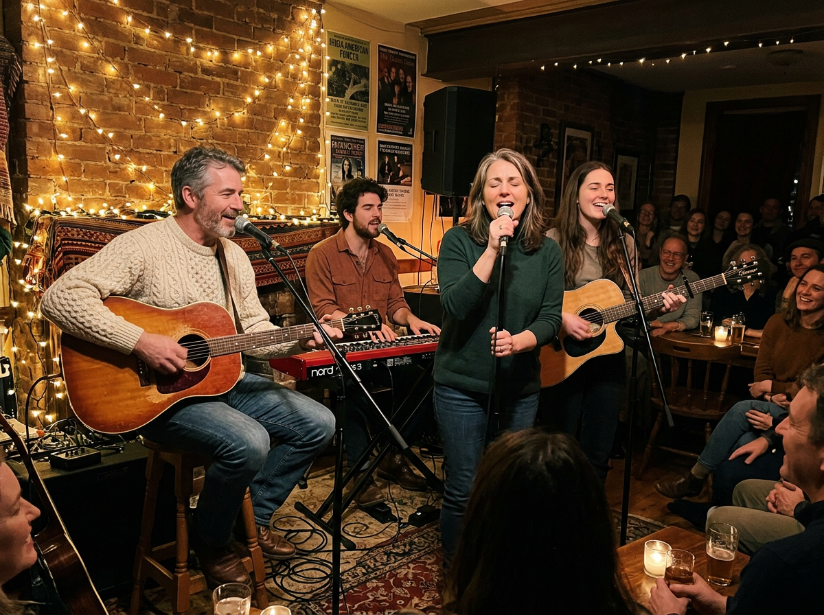The Sullivan Family performing